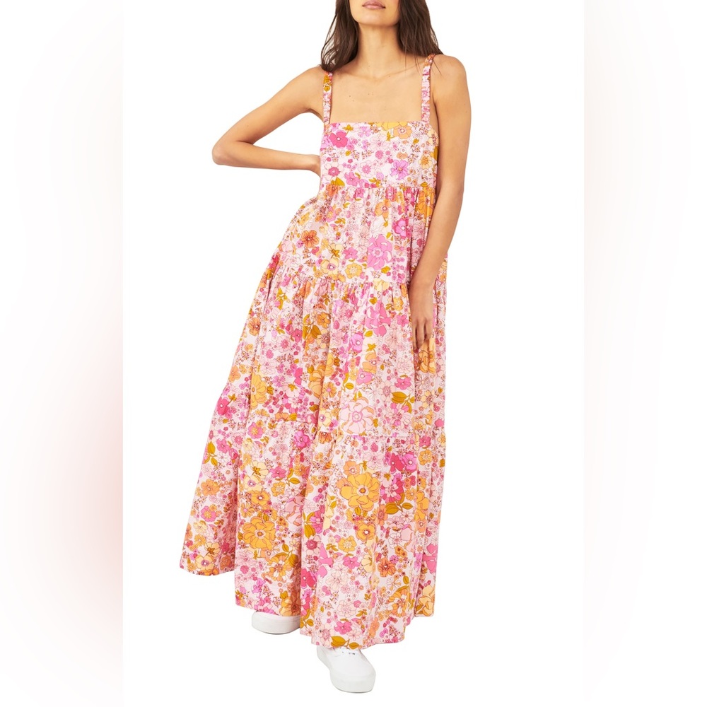 Free People Floral Maxi Sundress